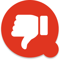 Thumbs down reaction